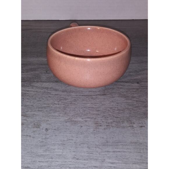 Russel Wright Steubenville Demitasse Coffee Cup Pink Salmon Coral - Picture 3 of 8